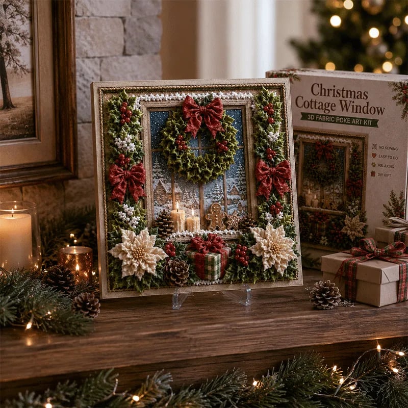 🪟Christmas Cottage Window
