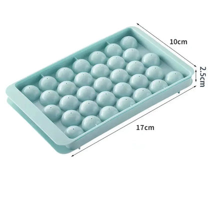 33 Ice Ball Molds for Whiskey Ice Balls and Lollipops PP Ice Cube Tray for Frozen Treats Cocktails and Coffee