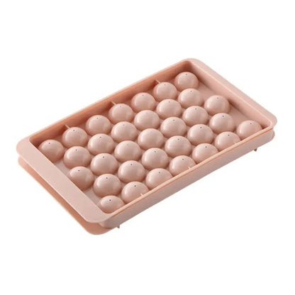 33 Ice Ball Molds for Whiskey Ice Balls and Lollipops PP Ice Cube Tray for Frozen Treats Cocktails and Coffee